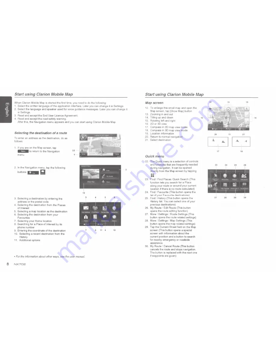 Clarion NX702 Скачать руководство пользователя страница 9