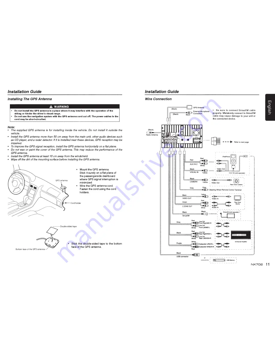 Clarion NX702 Скачать руководство пользователя страница 12