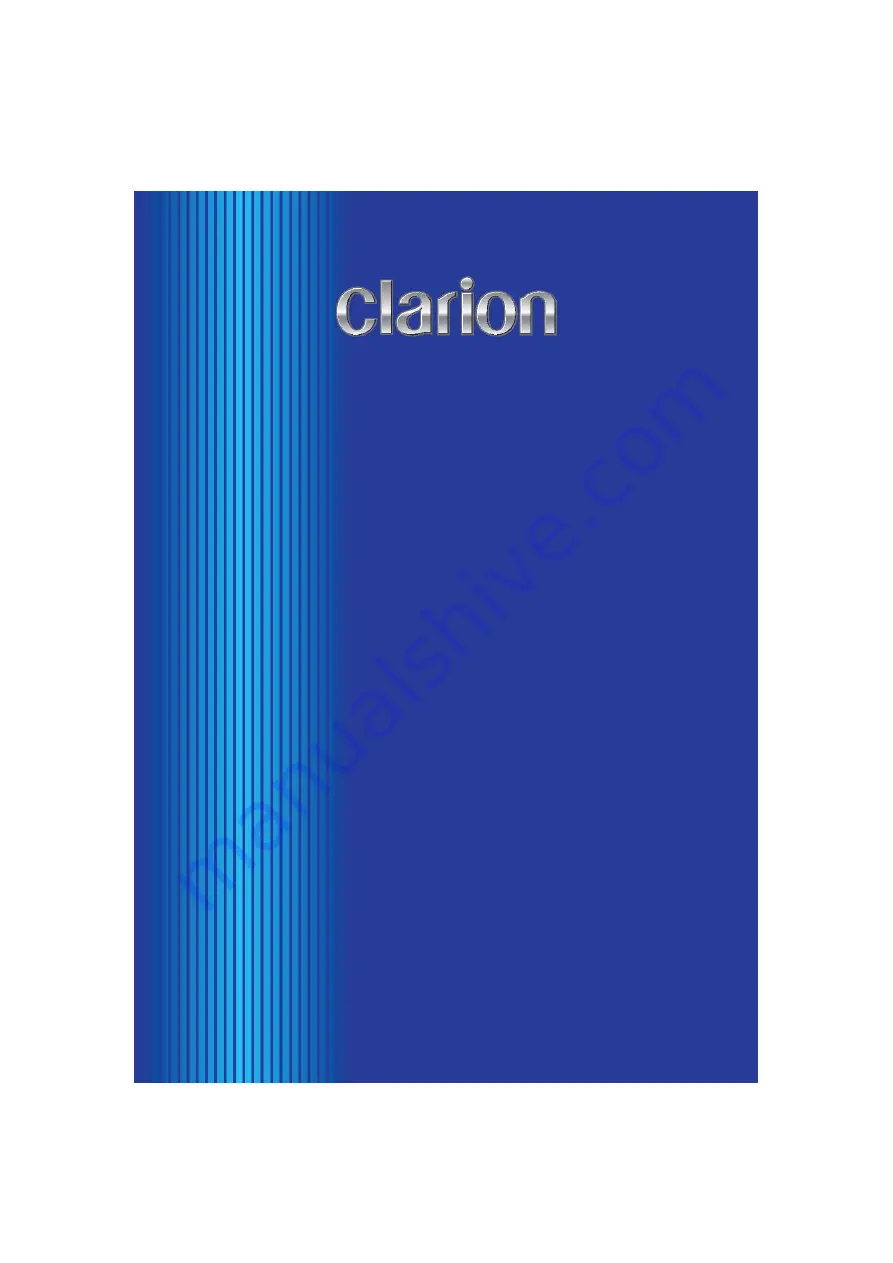 Clarion OHM1088VD Owner'S Manual Download Page 1