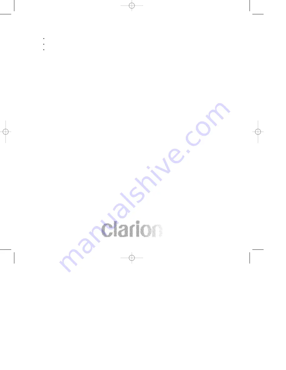 Clarion OHMD74 Owners And Installation Manual Download Page 28