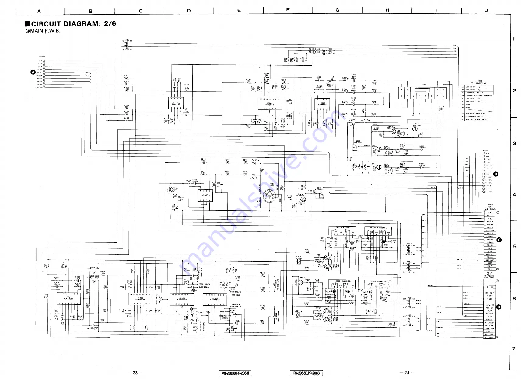 Clarion PN-2083D Service Manual Download Page 19