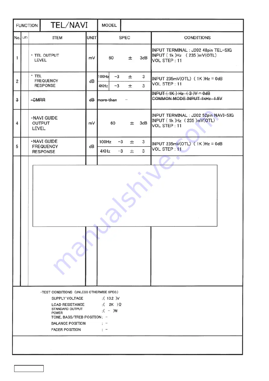 Clarion QX-3870N-A Service Manual Download Page 8