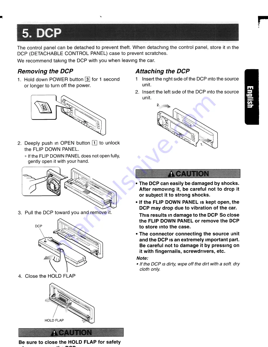 Clarion rdx665dz Owner'S Manual Download Page 7