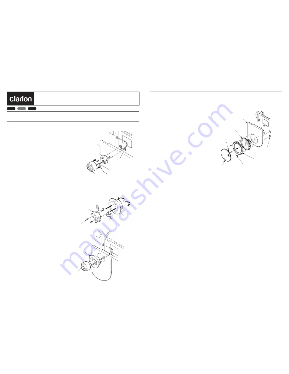 Clarion SRS1685 Installation/Wire Connection Manual Download Page 1