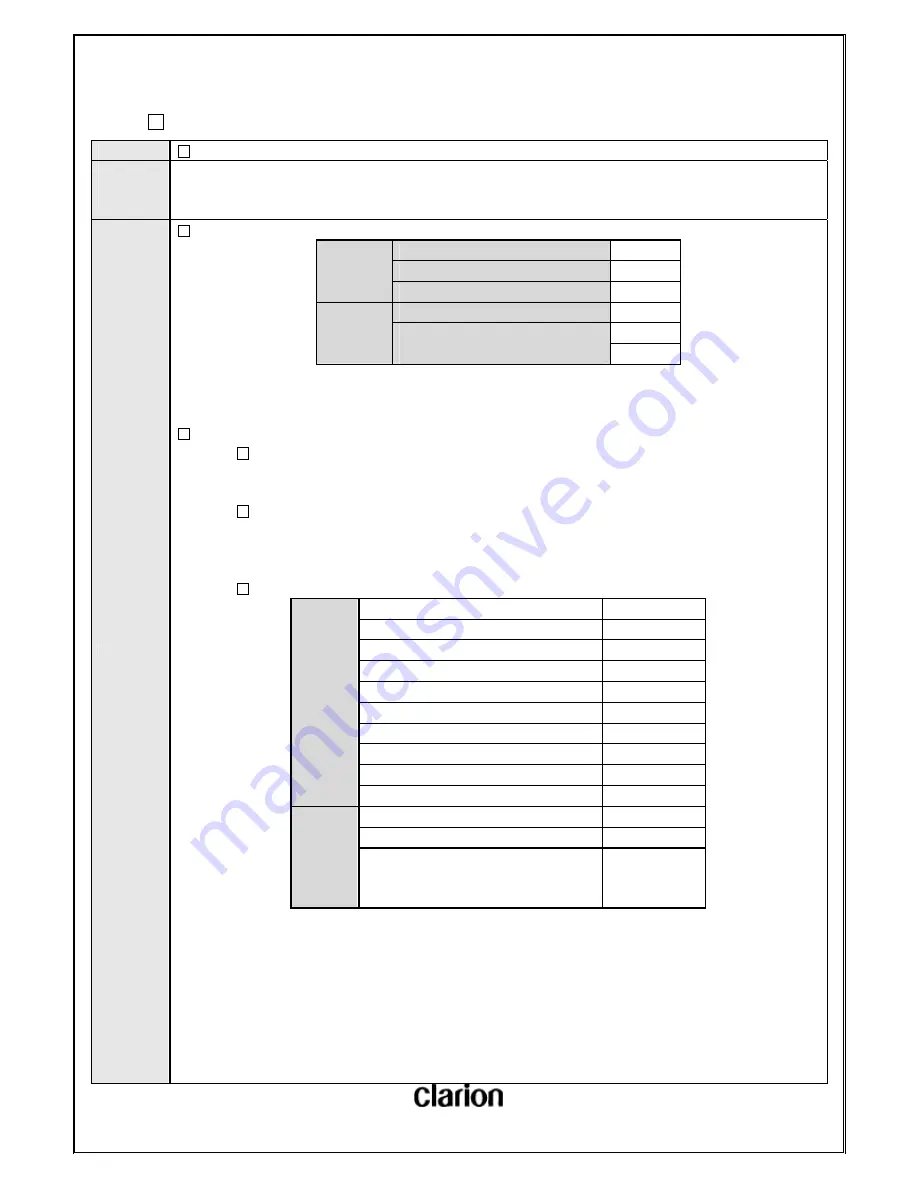 Clarion SUBARU PF-3380I-A User Manual Download Page 59