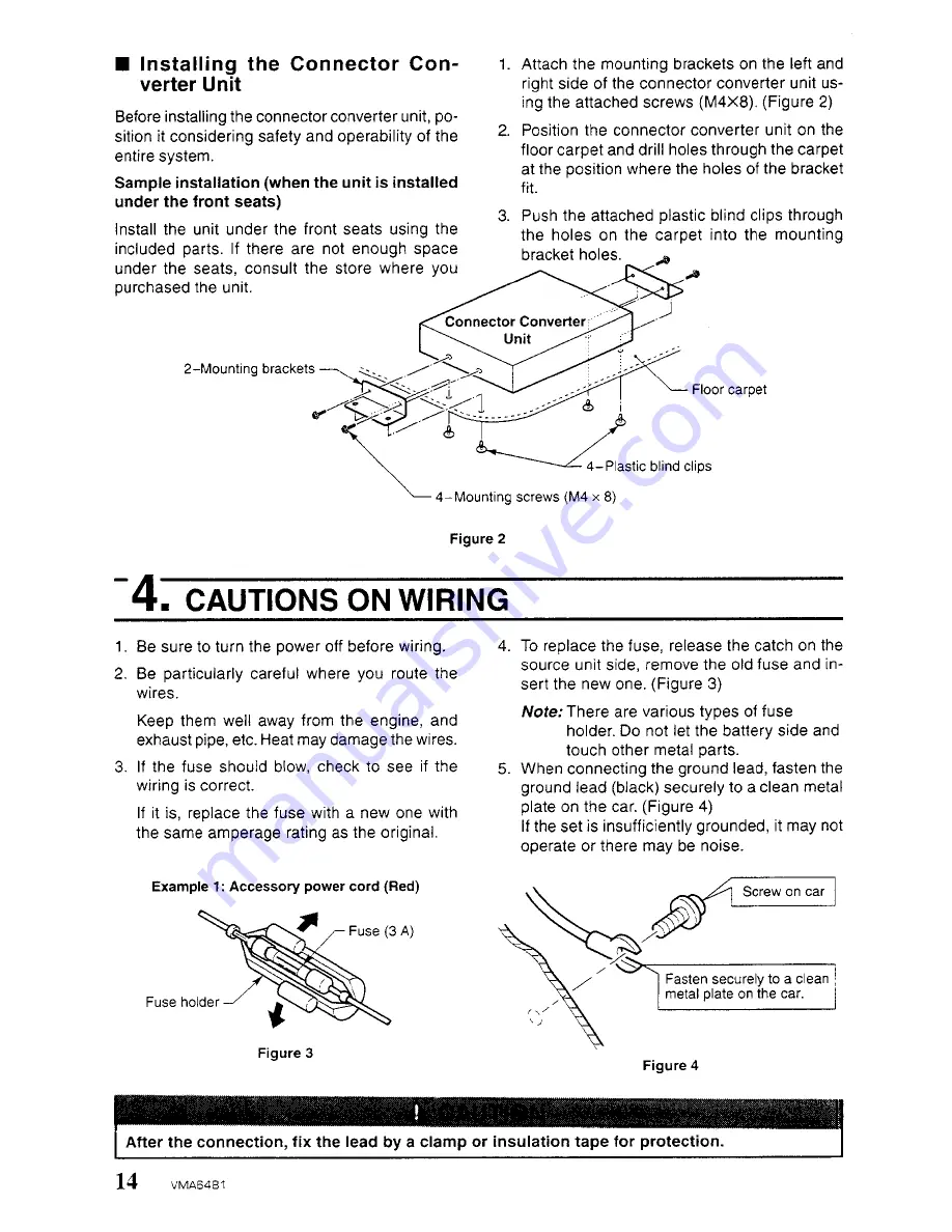 Clarion VMA6481 Owner'S Manual And Installation Download Page 14