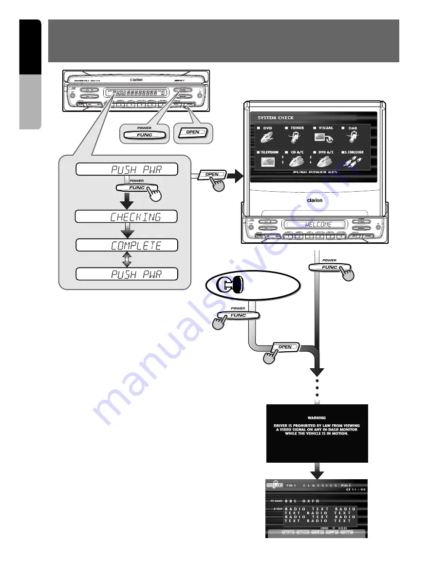 Clarion VRX743R Owner'S Manual Download Page 6