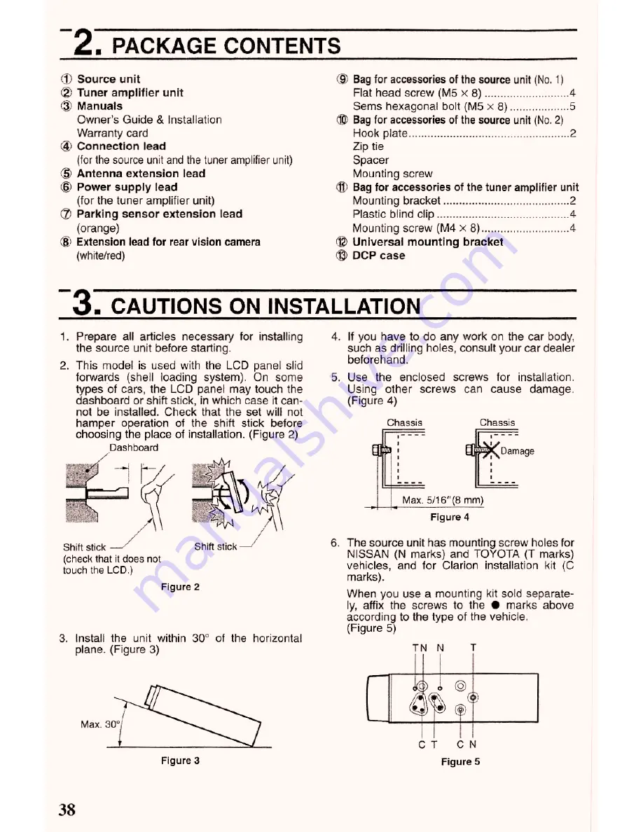 Clarion VRX8271 Скачать руководство пользователя страница 36