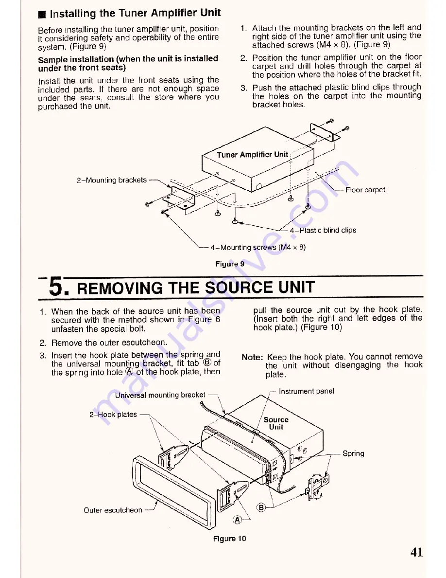 Clarion VRX8271 Owner'S Manual And Installation Manual Download Page 39