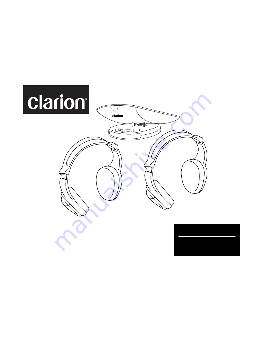 Clarion WH200 Скачать руководство пользователя страница 1