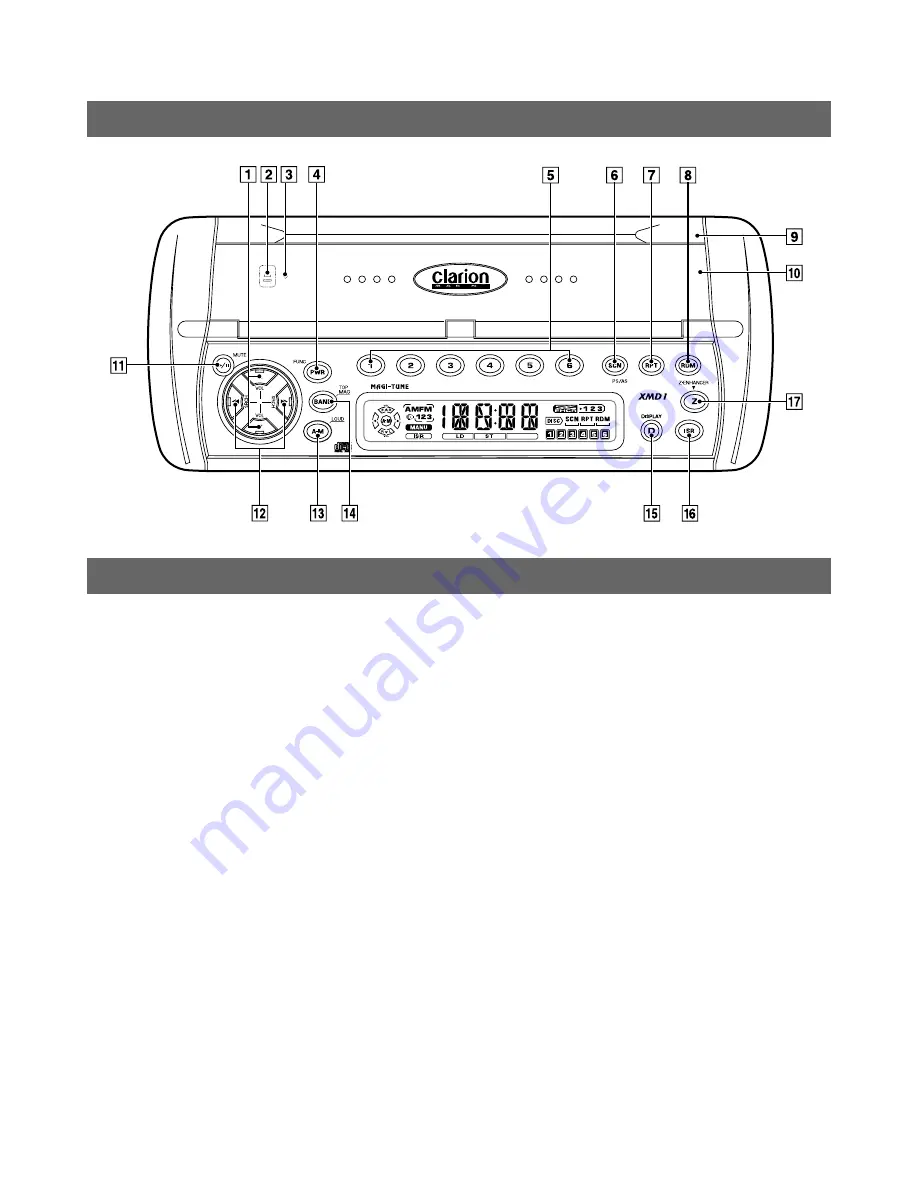 Clarion XMD1 Owner'S Manual Download Page 3