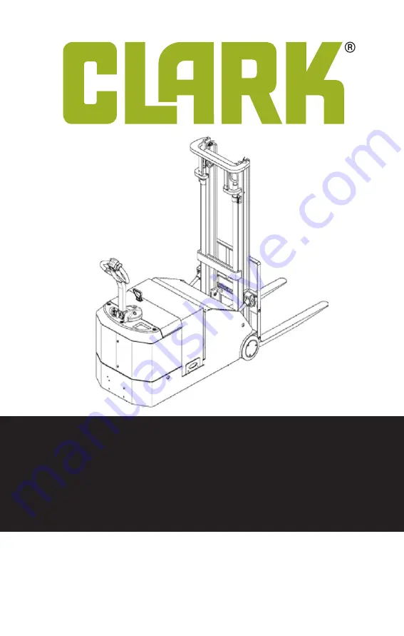 Clark WSTX33 Operator'S Manual Download Page 1