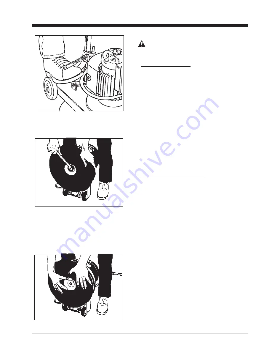 Clarke American Sanders Sander 1600DC Operator'S Manual Download Page 25