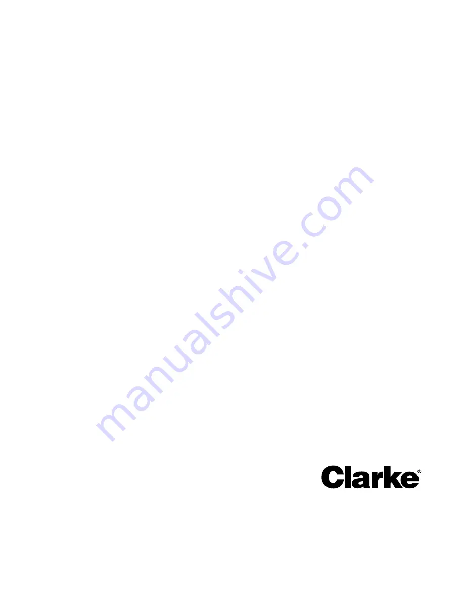 Clarke 56317170 Instructions For Use Manual Download Page 56