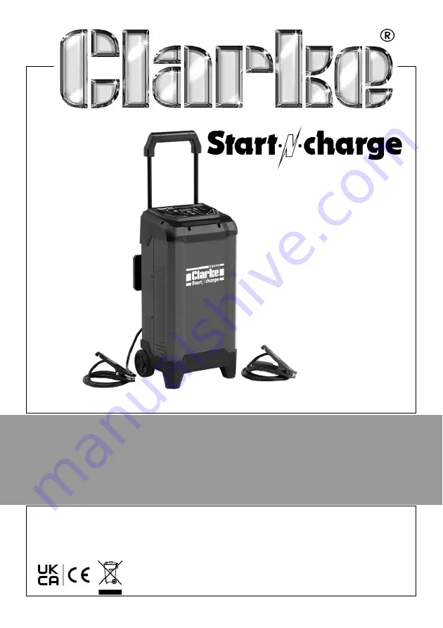 Clarke 6261520 Operation & Maintenance Instructions Manual Download Page 1