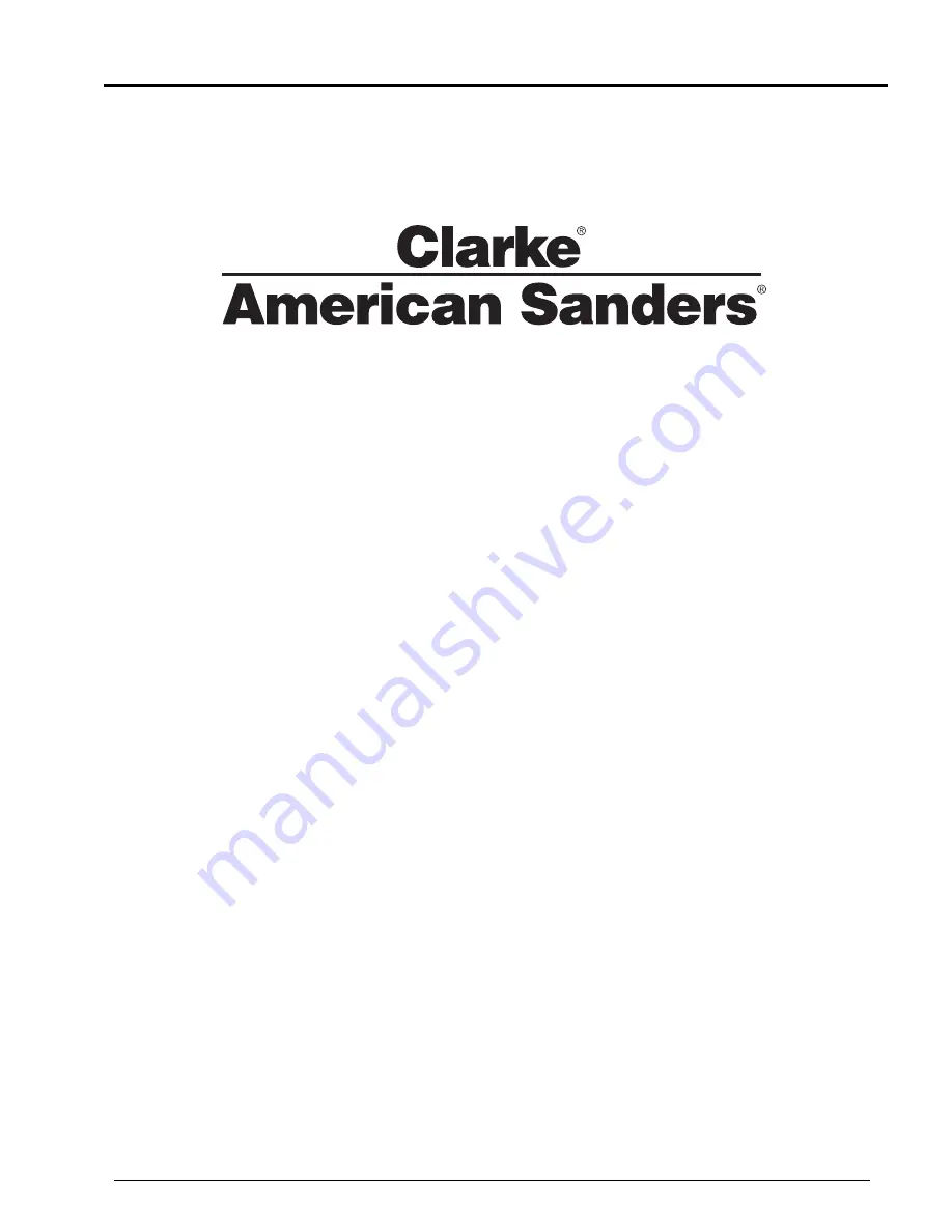 Clarke American Sanders FA-807166A Скачать руководство пользователя страница 33