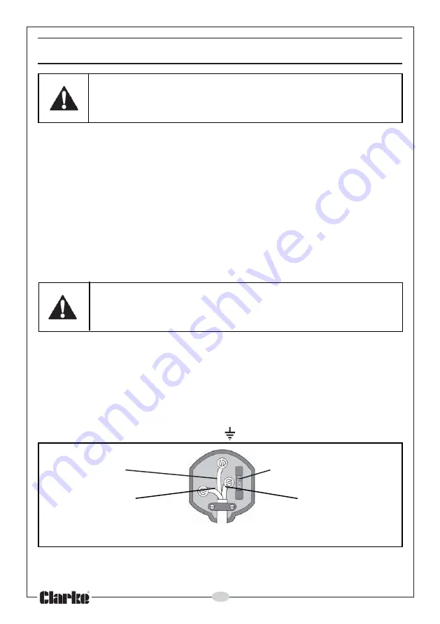 Clarke BPT1200SS Operating & Maintenance Instructions Download Page 6