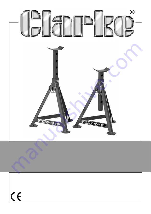 Clarke CAX3TP Скачать руководство пользователя страница 1