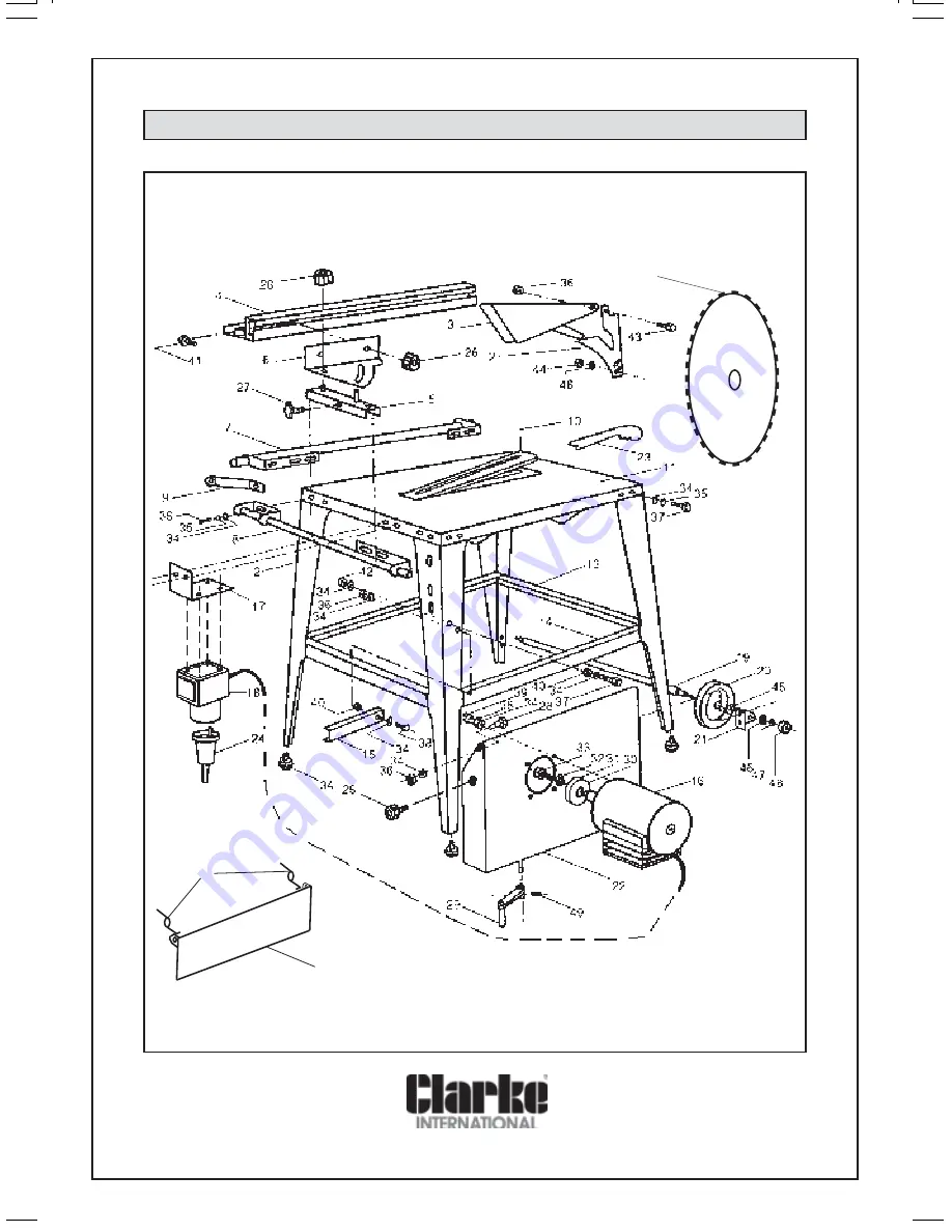 Clarke CCS305 Operating & Maintenance Instructions Download Page 22