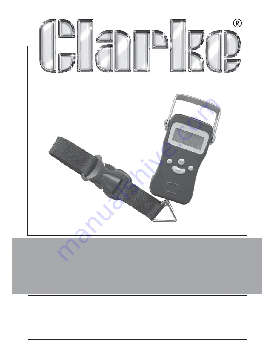 Clarke CHT735 Operating Instructions Download Page 1