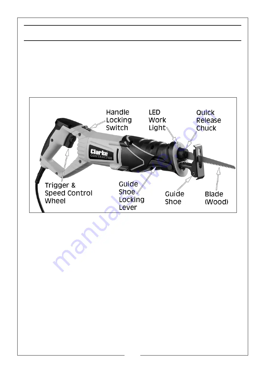 Clarke CONTRACTOR 6459015 Operation & Maintenance Instructions Manual Download Page 8