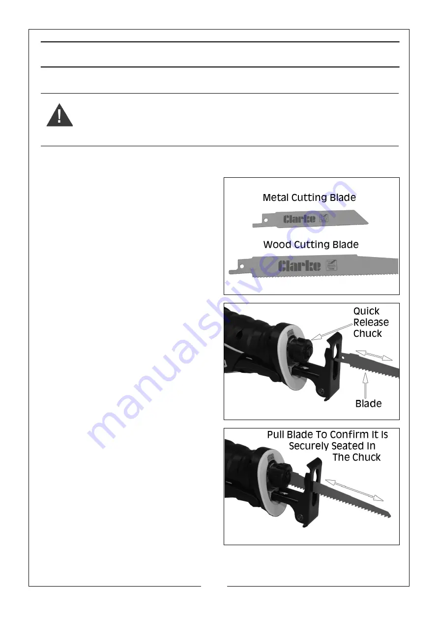 Clarke CONTRACTOR 6459015 Operation & Maintenance Instructions Manual Download Page 9