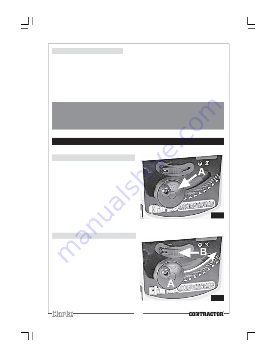 Clarke Contractor CTS12 Operating & Maintenance Manual Download Page 17