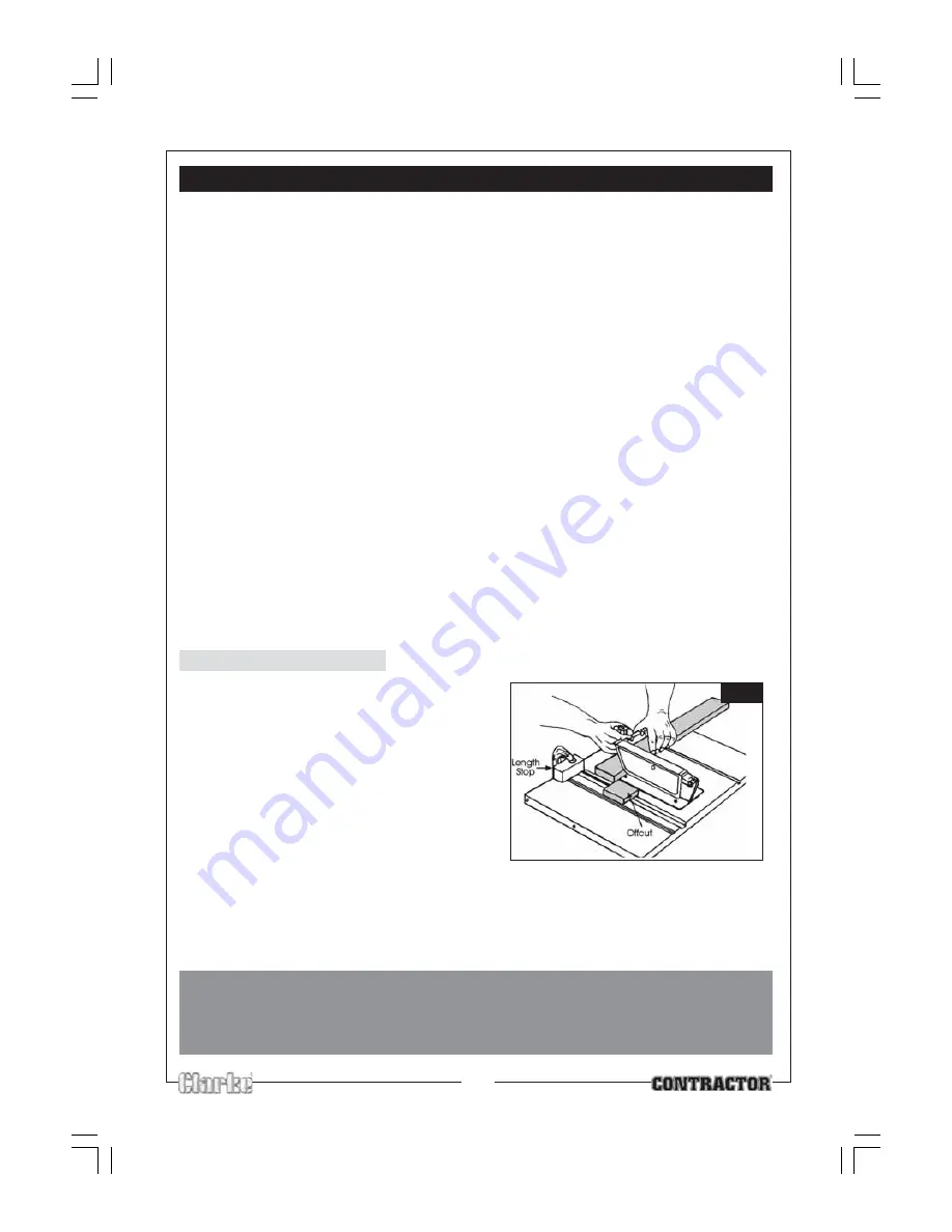 Clarke Contractor CTS12 Operating & Maintenance Manual Download Page 22