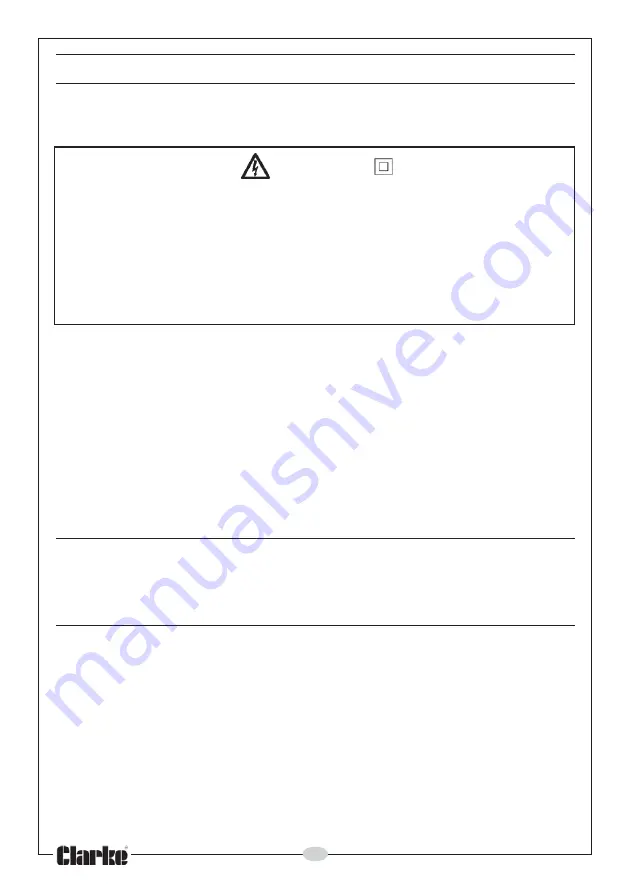 Clarke CUH100 User Manual Download Page 4