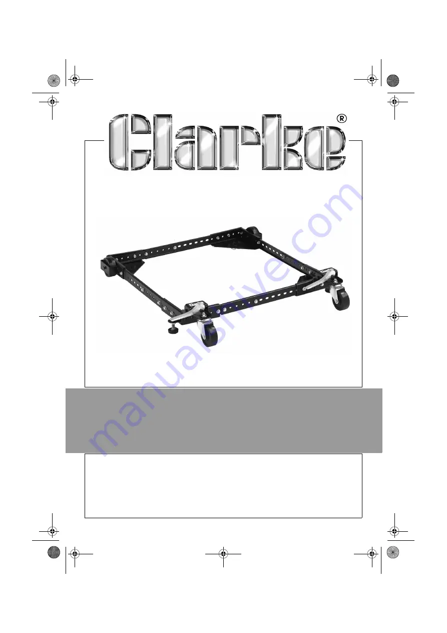 Clarke CUMB1 Assembly & Operating Instructions Download Page 1