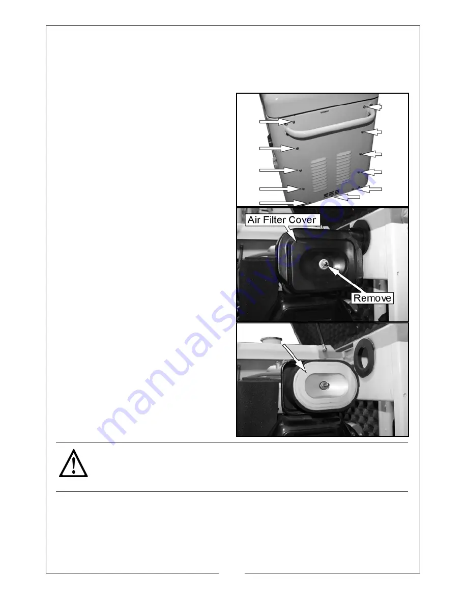 Clarke DG6000DVES Operation & Maintenance Instructions Manual Download Page 27