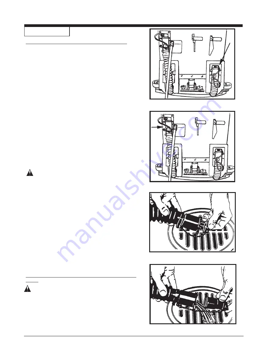 Clarke Encore S20E Operator'S Manual Download Page 18