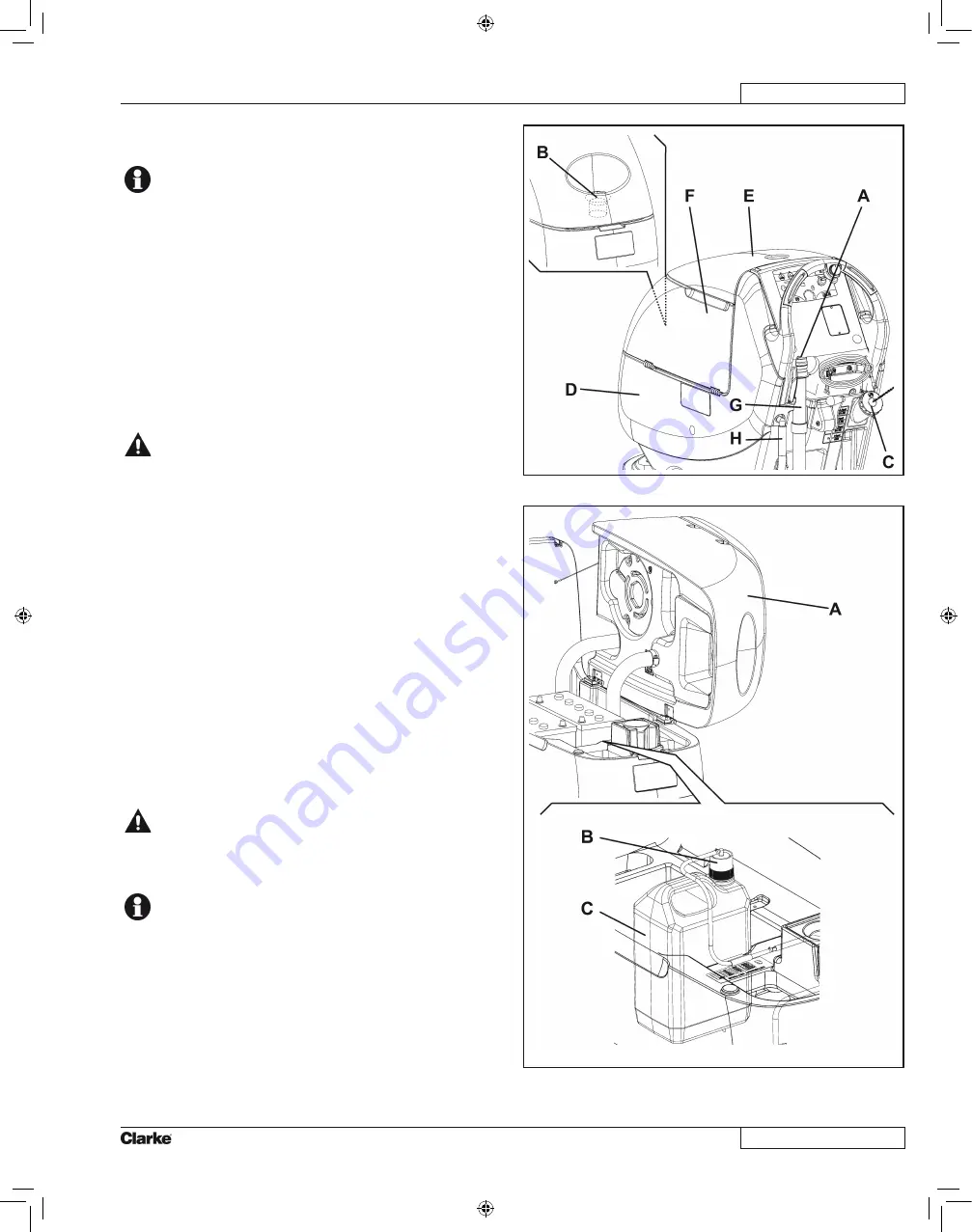 Clarke Focus II Operator'S Manual Download Page 50