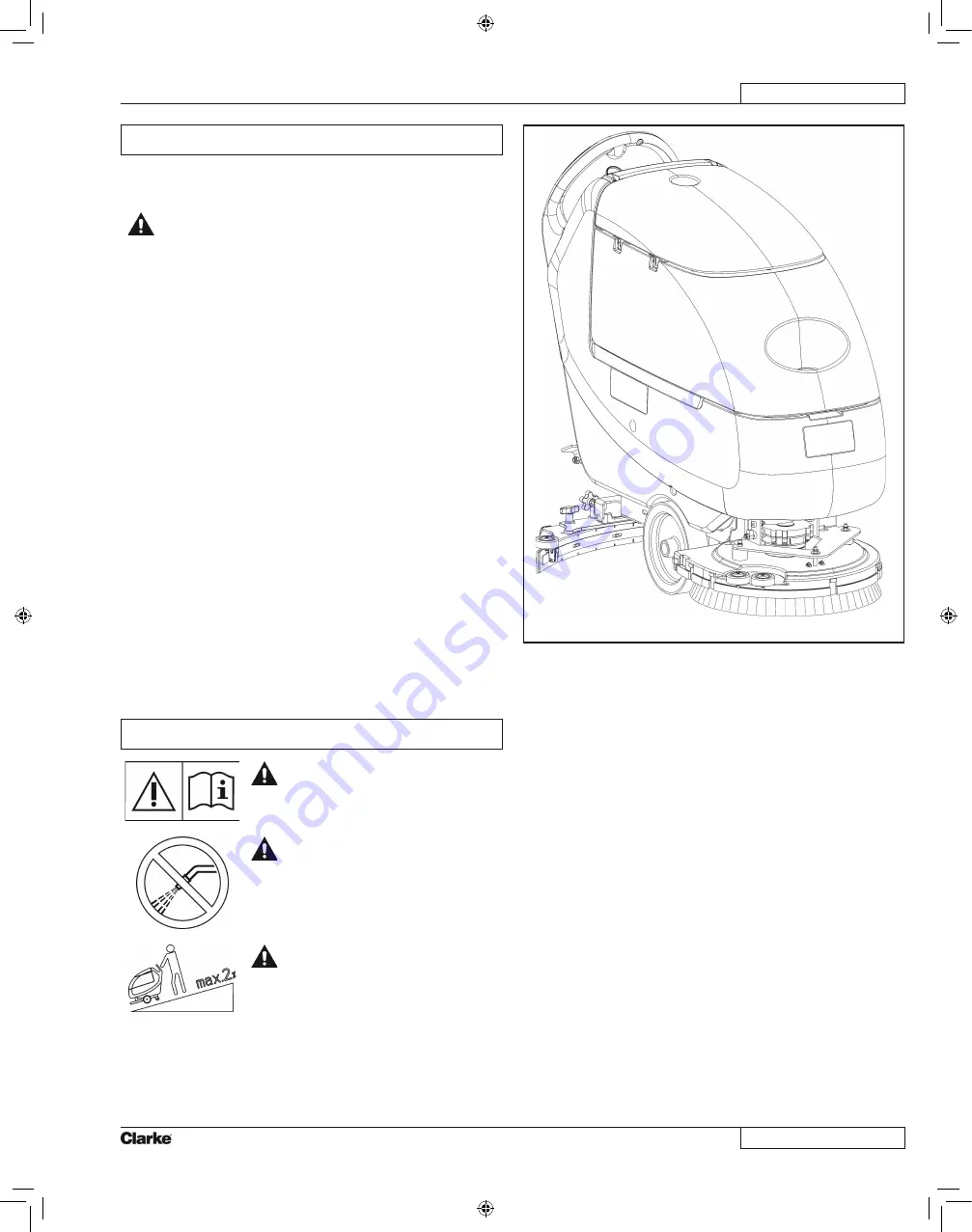 Clarke Focus II Operator'S Manual Download Page 72