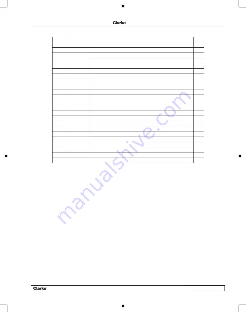 Clarke Focus II Operator'S Manual Download Page 130