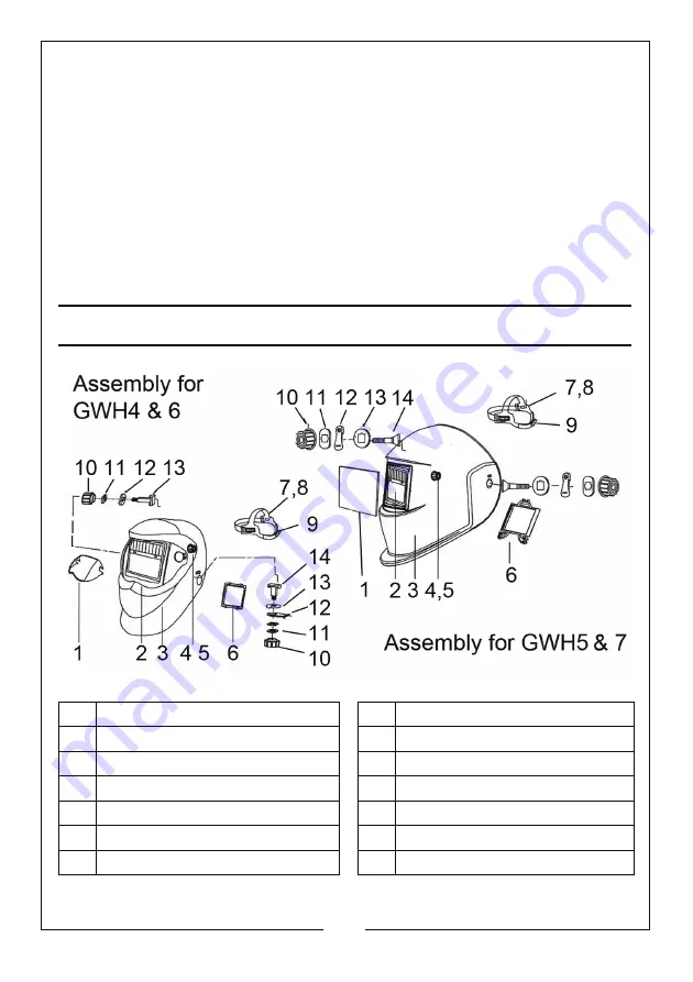 Clarke GWH4 Operation & Maintenance Instructions Manual Download Page 6