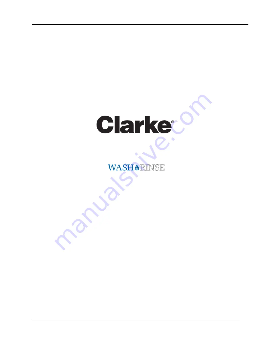 Clarke Image 26B Operator'S Manual Download Page 19