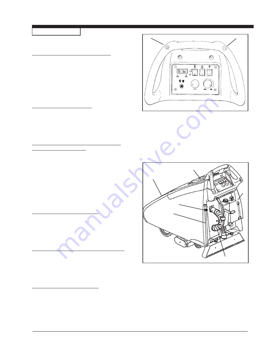 Clarke IMAGE 26E Operator'S Manual Download Page 9