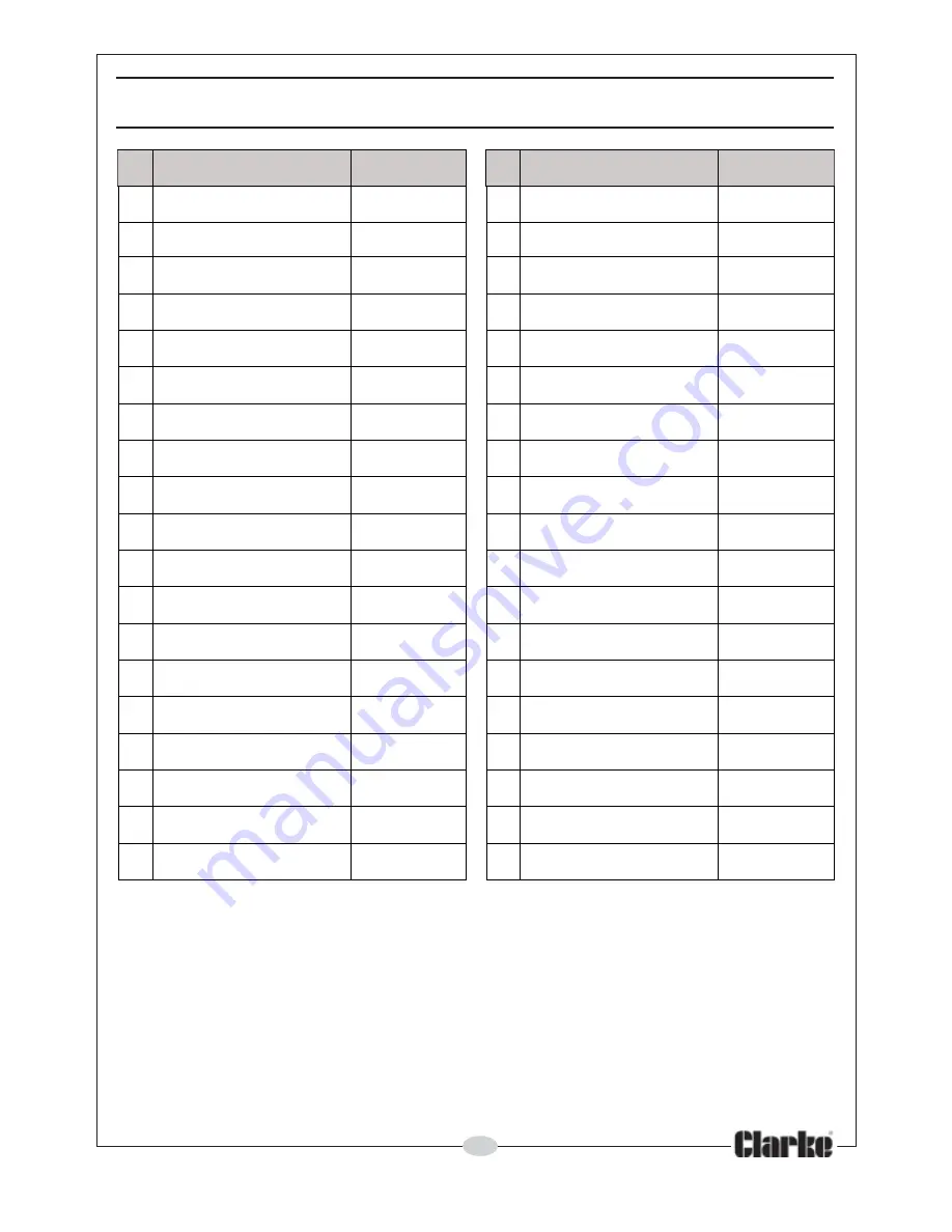 Clarke IRD40 6920415 Скачать руководство пользователя страница 19