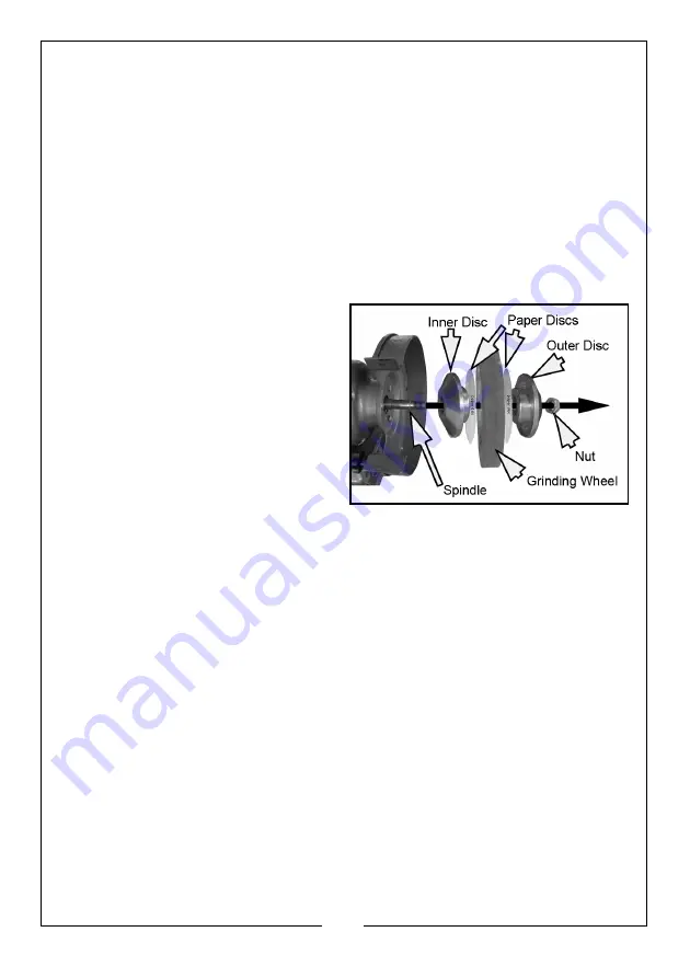 Clarke METALWORKER CHDBG500 Operation & Maintenance Instructions Manual Download Page 12