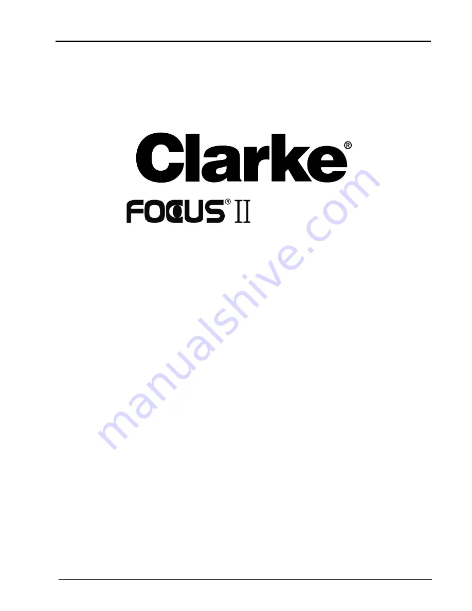 Clarke Mini-Max 26 Operator'S Manual Download Page 81