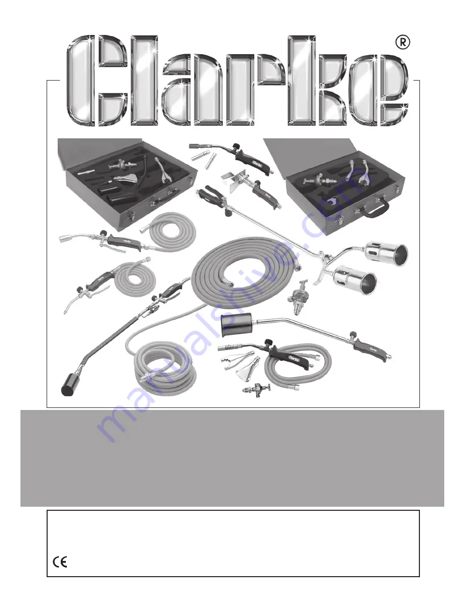 Clarke PC108 Operating/Safety Instructions Manual Download Page 1