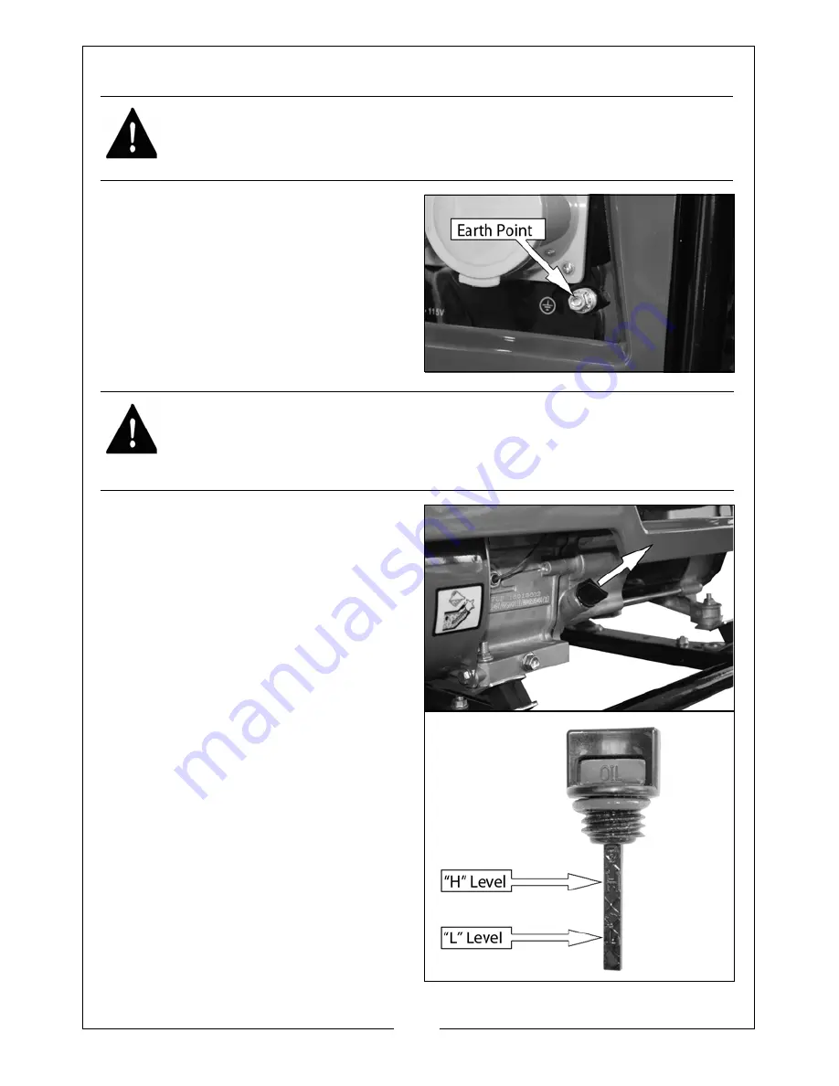 Clarke PG2500 Operation & Maintenance Instructions Manual Download Page 8