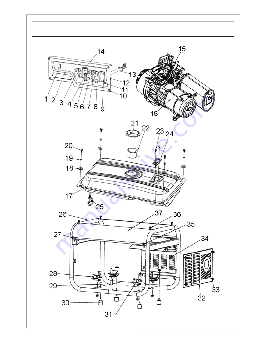 Clarke PG2500 Operation & Maintenance Instructions Manual Download Page 20