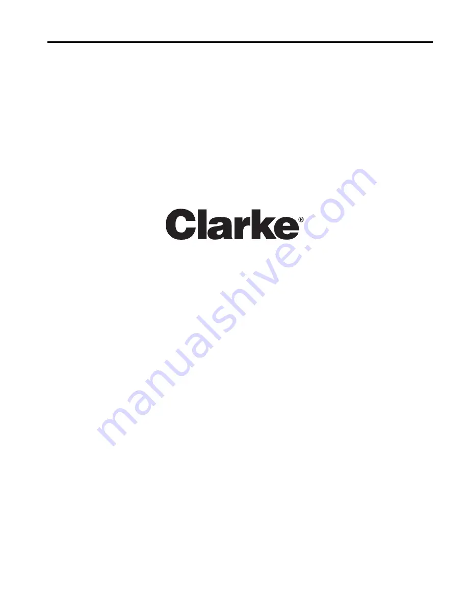 Clarke Propane Floor Burnisher Operator'S Manual Download Page 51