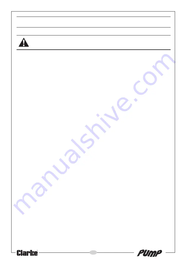 Clarke PSD1A Operating & Maintenance Instructions Download Page 10