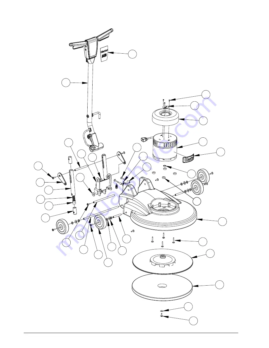 Clarke ROSE WORKHORSE 01491B Operator'S Manual Download Page 38