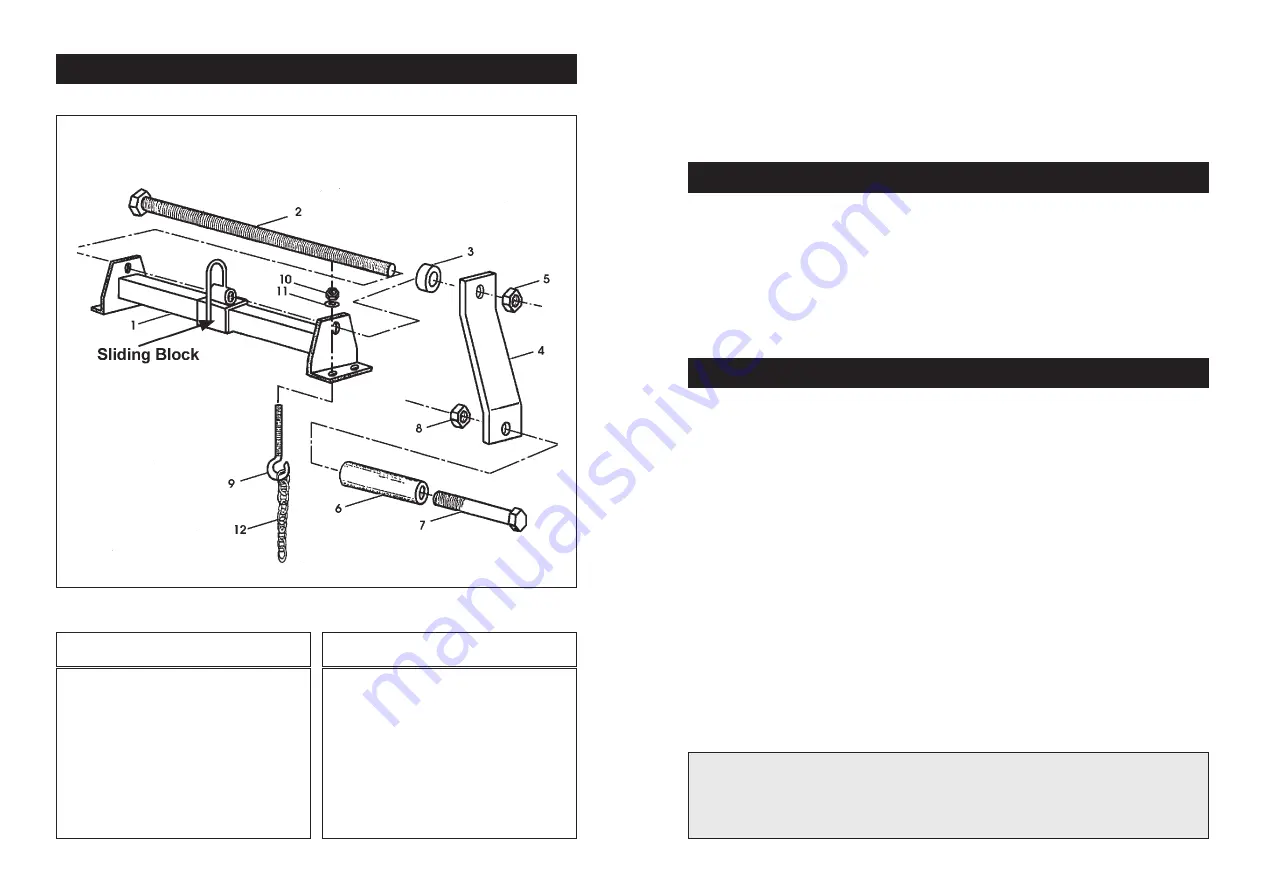 Clarke Strong-Arm CLL500 Operating And Maintenance Instructions Manual Download Page 6