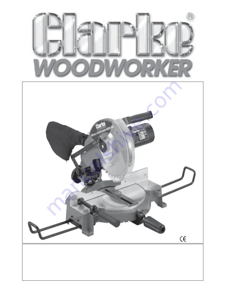 Clarke Woodworker CMS254 Скачать руководство пользователя страница 1