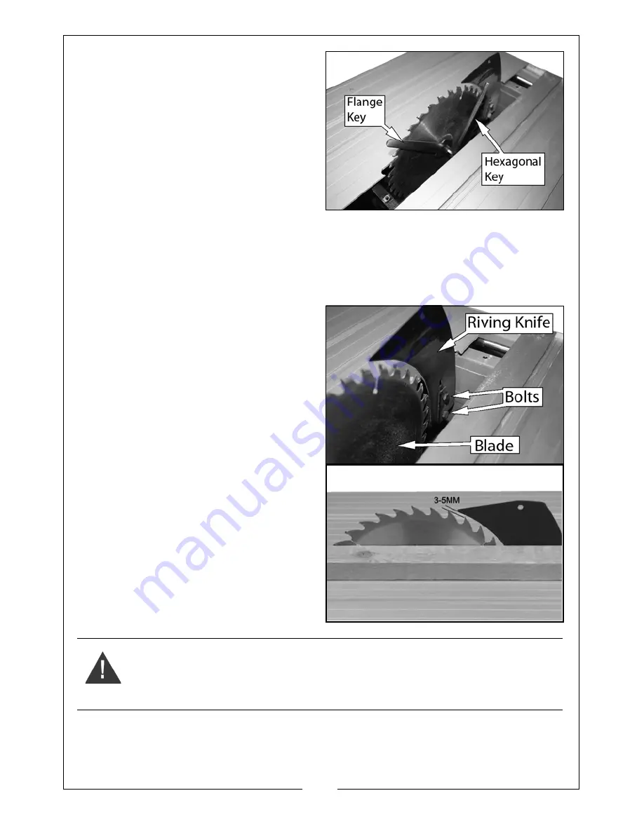 Clarke Woodworker CTS14 Operation & Maintenance Instructions Manual Download Page 14